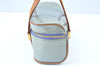 Auth Louis Vuitton Vernis Sullivan Horizontale PM Hand Bag Light Blue LV K9686