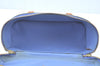 Auth Louis Vuitton Vernis Sullivan Horizontale PM Hand Bag Light Blue LV K9686