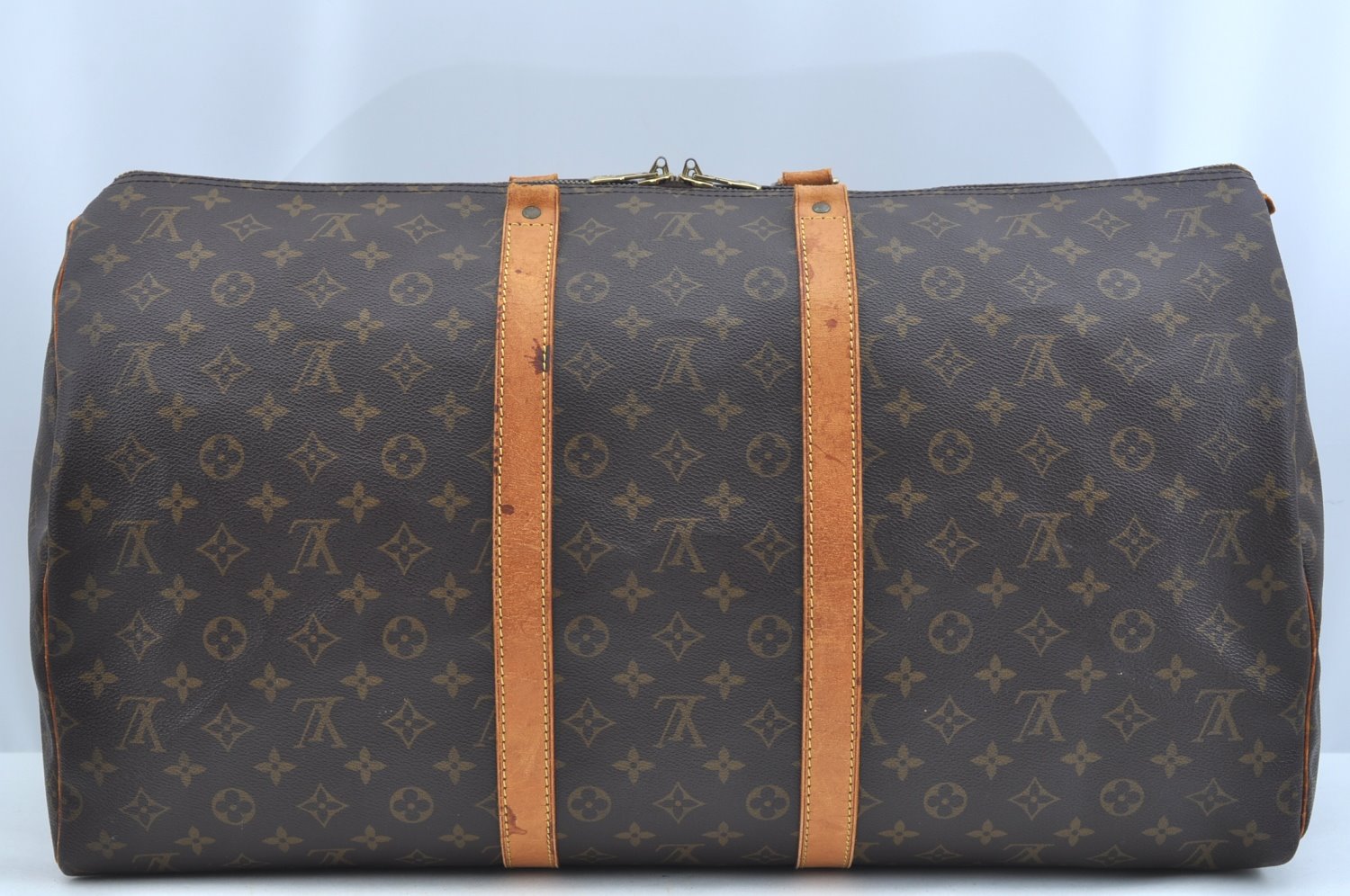 Authentic Louis Vuitton Monogram Keepall 55 Travel Boston Bag M41424 Junk K9688