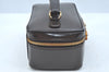 Authentic GUCCI Bamboo Vanity Bag Enamel Brown K9692