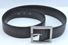 Authentic GUCCI Guccissima Belt Leather 32.7-34.6" Black K9694