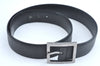 Authentic GUCCI Guccissima Belt Leather 32.7-34.6" Black K9694
