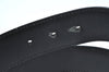 Authentic GUCCI Guccissima Belt Leather 32.7-34.6" Black K9694