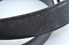 Authentic GUCCI Guccissima Belt Leather 32.7-34.6" Black K9694