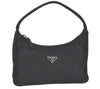 Authentic PRADA Vintage Nylon Tessuto Hand Bag Purse Black K9696