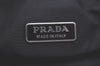 Authentic PRADA Vintage Nylon Tessuto Hand Bag Purse Black K9696