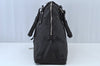 Authentic Chloe Paddington Leather Shoulder Hand Bag Black K9698