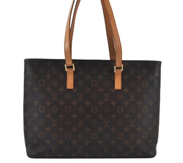 Authentic Louis Vuitton Monogram Luco Shoulder Tote Bag M51155 LV K9704