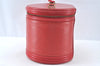 Auth Louis Vuitton Epi Cannes Red Cosmetic Hand Bag Purse M48037 LV Junk K9705