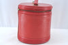 Auth Louis Vuitton Epi Cannes Red Cosmetic Hand Bag Purse M48037 LV Junk K9705