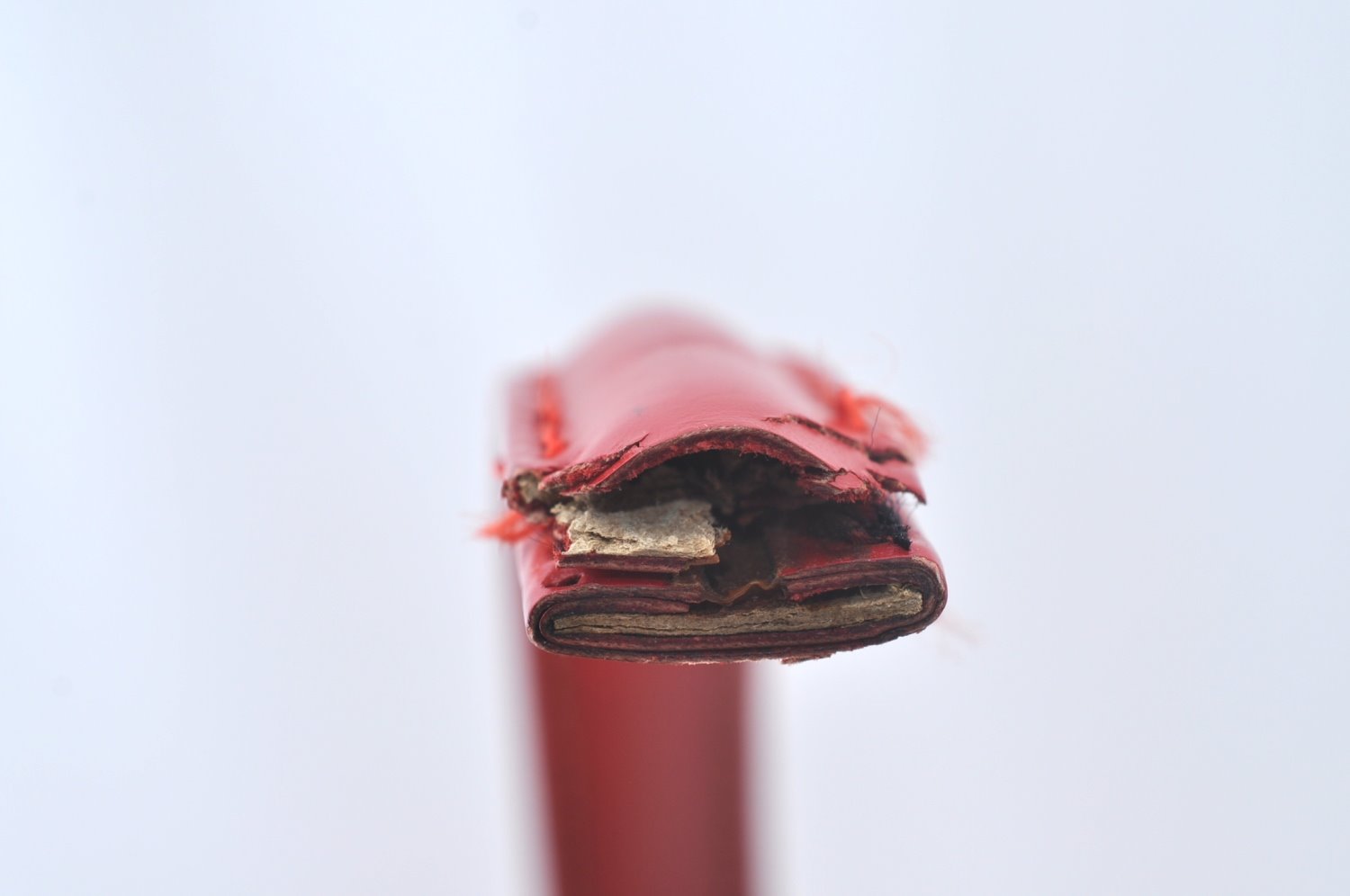 Auth Louis Vuitton Epi Cannes Red Cosmetic Hand Bag Purse M48037 LV Junk K9705