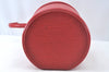 Auth Louis Vuitton Epi Cannes Red Cosmetic Hand Bag Purse M48037 LV Junk K9705