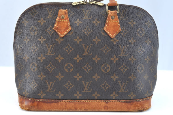 Authentic Louis Vuitton Monogram Alma Hand Bag Purse M51130 LV Junk K9717