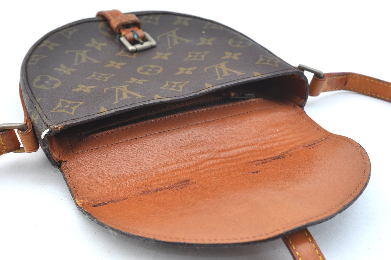 Authentic Louis Vuitton Monogram Chantilly PM Shoulder Cross Bag Old Model K9719