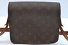 Authentic Louis Vuitton Monogram Cartouchiere MM Shoulder Bag Old Model K9721