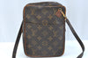 Authentic Louis Vuitton Monogram Danube Shoulder Cross Bag Old Model Junk K9726