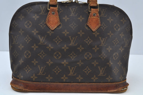 Authentic Louis Vuitton Monogram Alma Hand Bag Purse M51130 LV K9728