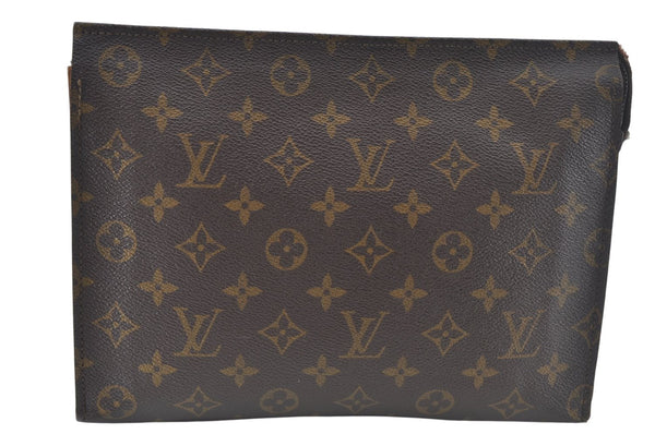 Auth Louis Vuitton Monogram Poche Toilette 26 Cosmetics Pouch Old Model LV K9730
