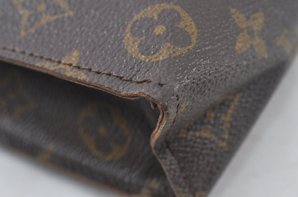 Auth Louis Vuitton Monogram Poche Toilette 26 Cosmetics Pouch Old Model LV K9730