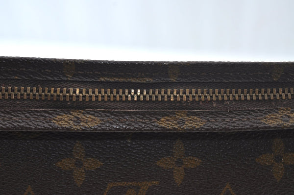 Auth Louis Vuitton Monogram Poche Toilette 26 Cosmetics Pouch Old Model LV K9730