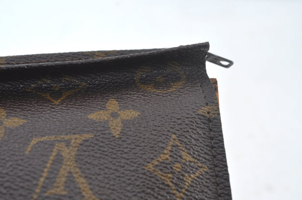 Auth Louis Vuitton Monogram Poche Toilette 26 Cosmetics Pouch Old Model LV K9730