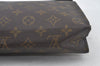 Auth Louis Vuitton Monogram Poche Toilette 26 Cosmetics Pouch Old Model LV K9730