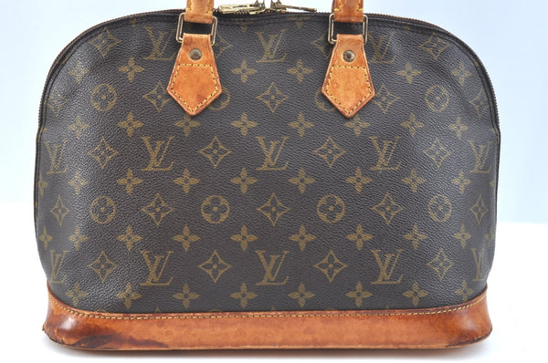 Authentic Louis Vuitton Monogram Alma Hand Bag Purse M51130 LV K9733