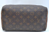 Authentic Louis Vuitton Monogram Speedy 25 Boston Hand Bag M41528 LV Junk K9738