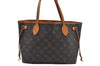 Authentic Louis Vuitton Monogram Neverfull PM Shoulder Tote Bag M40155 LV K9739