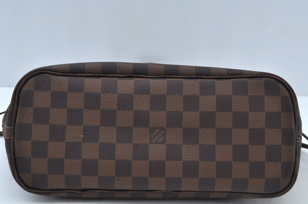 Authentic Louis Vuitton Damier Neverfull PM Shoulder Tote Bag N51109 LV K9740