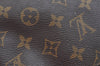 Auth Louis Vuitton Monogram Trousse Toilette 28 Clutch Hand Bag M47522 LV K9741