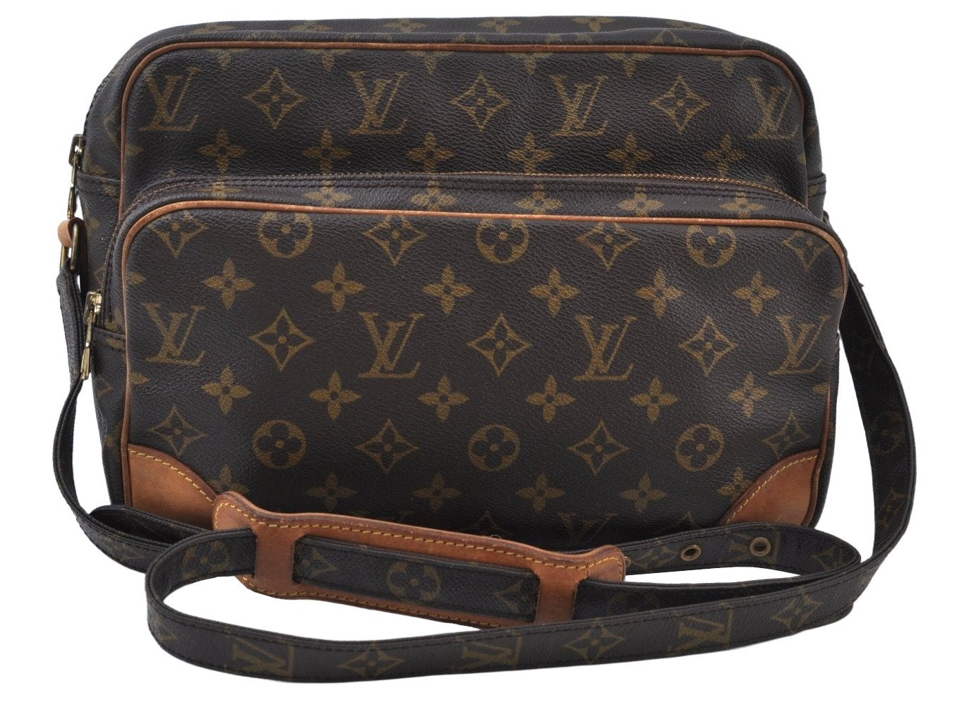 Authentic Louis Vuitton Monogram Nile Shoulder Cross Body Bag M45244 LV K9747