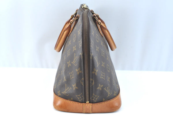 Authentic Louis Vuitton Monogram Alma Hand Bag Purse M51130 LV K9750