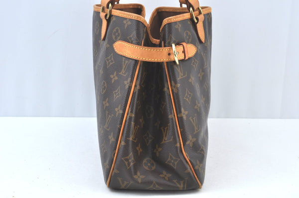 Authentic Louis Vuitton Monogram Batignolles Horizontal Tote Bag M51154 LV K9751
