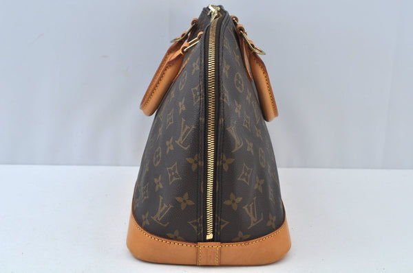 Authentic Louis Vuitton Monogram Alma Hand Bag Purse M51130 LV K9753