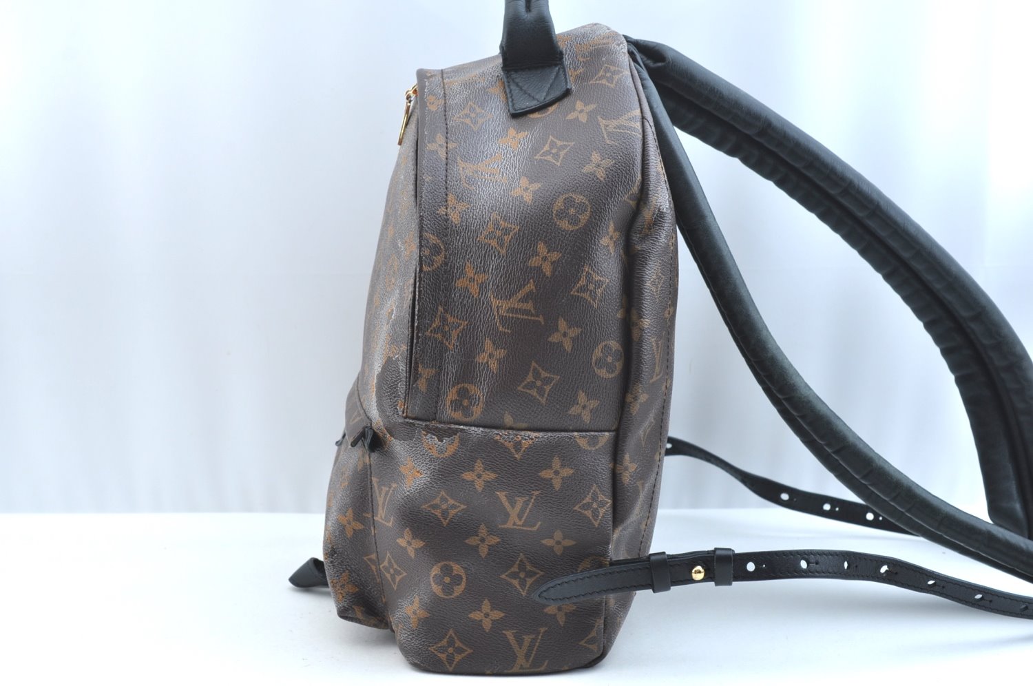 Authentic Louis Vuitton Monogram Palm Springs MM Backpack M44874 LV K9754