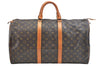Authentic Louis Vuitton Monogram Keepall 50 Travel Boston Bag Old Model LV K9757