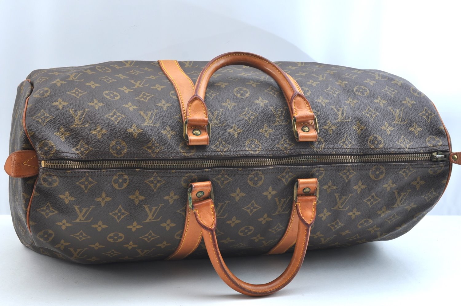 Authentic Louis Vuitton Monogram Keepall 50 Travel Boston Bag Old Model LV K9757