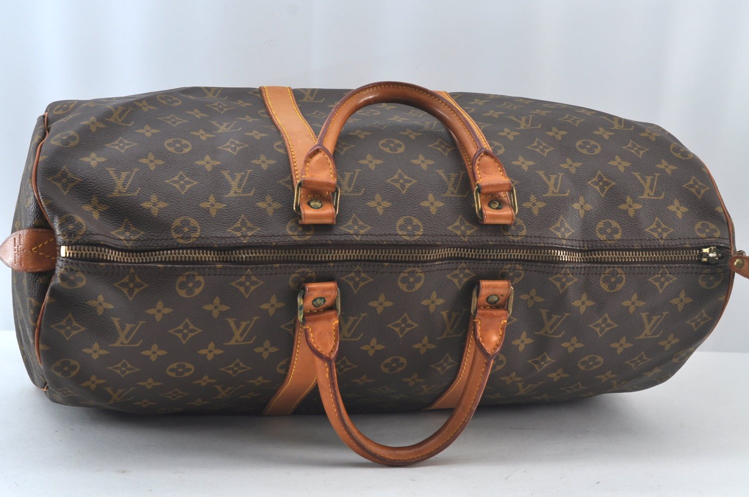 Authentic Louis Vuitton Monogram Keepall 50 Travel Boston Bag Old Model LV K9757