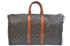 Auth Louis Vuitton Monogram Keepall Bandouliere 45 Boston Bag Old Model LV K9759