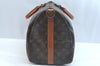 Auth Louis Vuitton Monogram Keepall Bandouliere 45 Boston Bag Old Model LV K9759