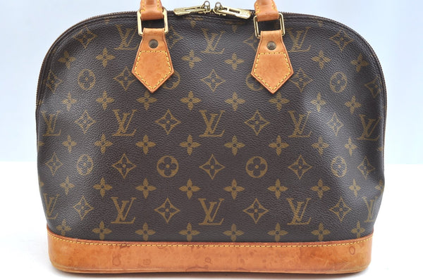 Authentic Louis Vuitton Monogram Alma Hand Bag Purse M51130 LV K9761