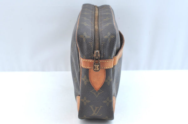 Authentic Louis Vuitton Monogram Compiegne 28 Clutch Hand Bag M51845 LV K9762