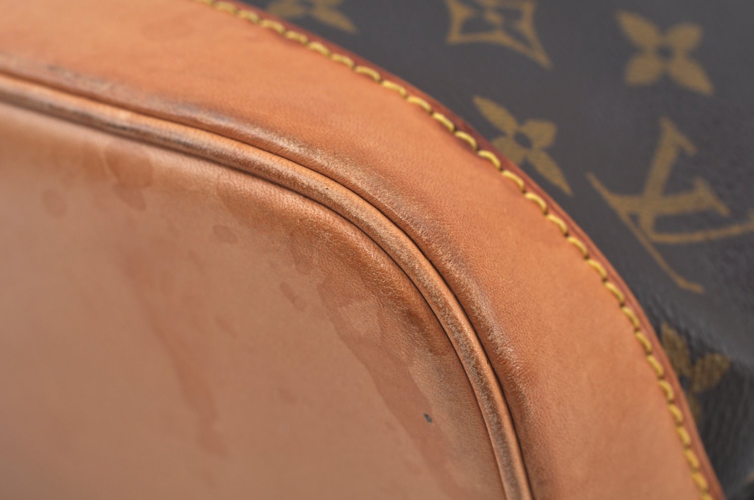 Authentic Louis Vuitton Monogram Alma Hand Bag Purse M51130 LV K9763