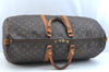 Authentic Louis Vuitton Monogram Keepall 55 Travel Boston Bag M41424 LV K9767