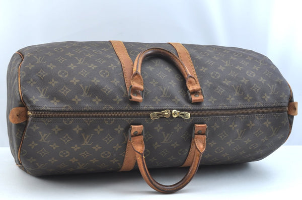 Authentic Louis Vuitton Monogram Keepall 55 Travel Boston Bag M41424 LV K9767