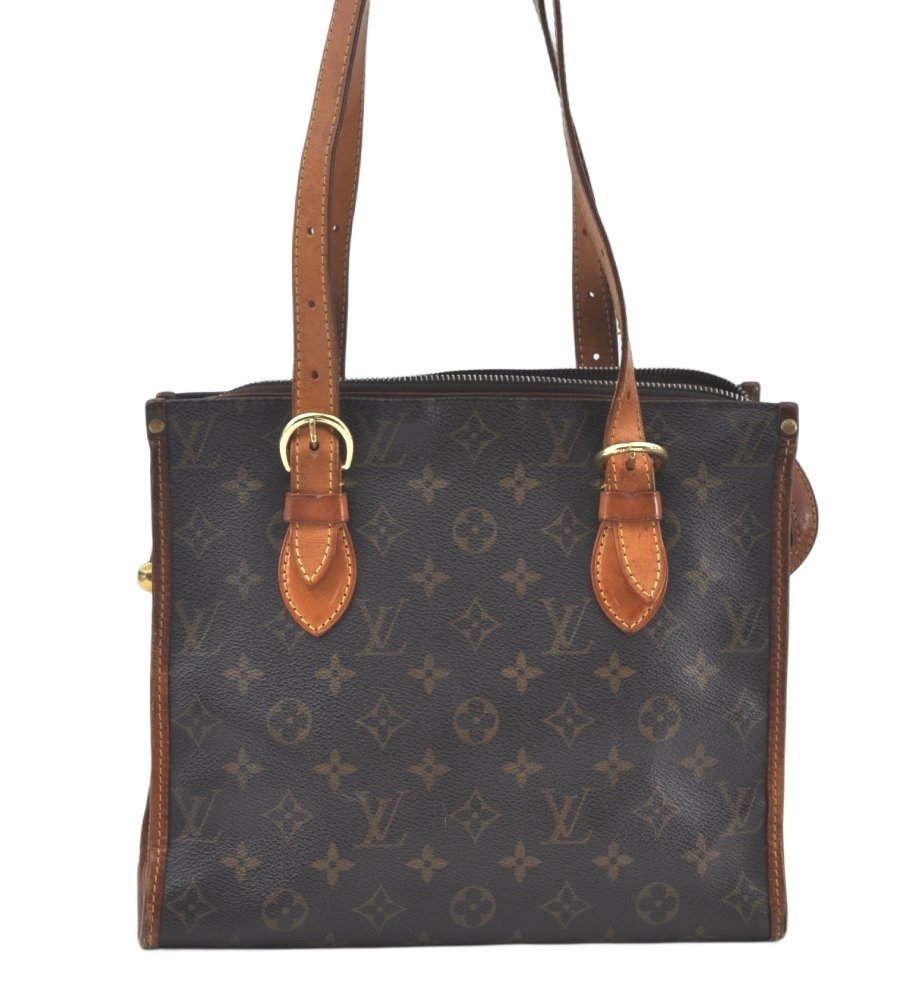 Authentic Louis Vuitton Monogram Popincourt Haut Shoulder Bag M40007 Junk K9770