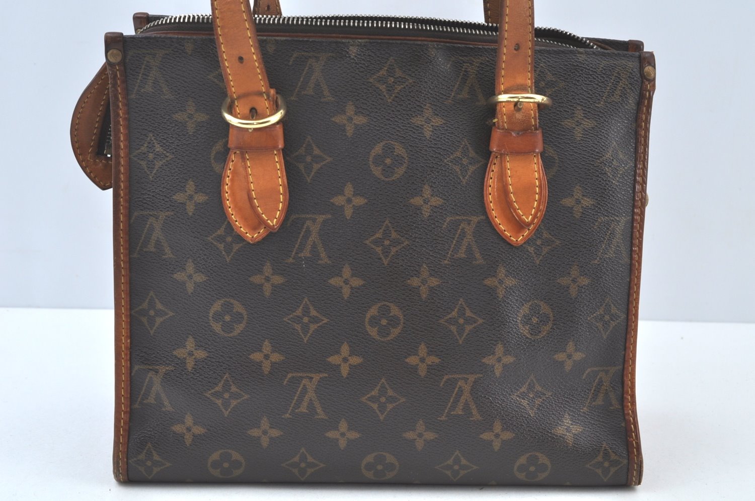 Authentic Louis Vuitton Monogram Popincourt Haut Shoulder Bag M40007 Junk K9770