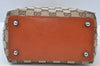 Authentic GUCCI Vintage Shoulder Tote Bag GG Canvas Leather 120840 Brown K9774