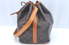 Authentic Louis Vuitton Monogram Petit Noe M42226 Shoulder Drawstring Bag K9777
